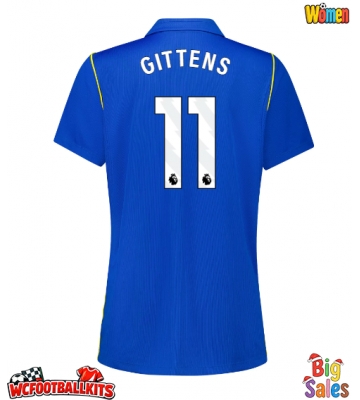 Chelsea Jamie Gittens #11 Replica Home Stadium Shirt for Women 2026-27 Short Sleeve